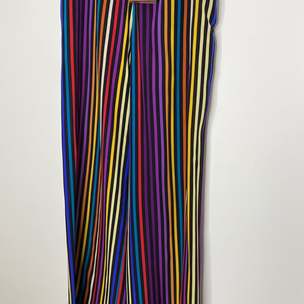 Etro Rainbow Stripe Silk Pants - Picture 4 of 11